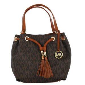 Michael Kors JET SET LARGE GATHERED TOTE